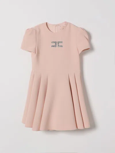 Elisabetta Franchi La Mia Bambina Dress Kids  In Pink