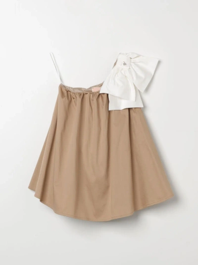 Elisabetta Franchi La Mia Bambina Dress  Kids Color Sand