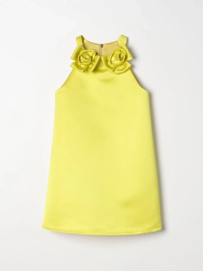 Elisabetta Franchi La Mia Bambina Dress  Kids Colour Yellow