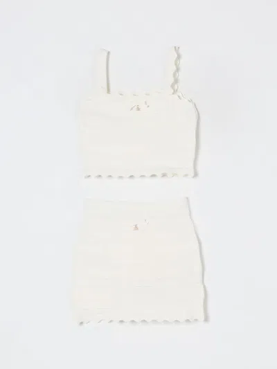 Elisabetta Franchi La Mia Bambina Dress  Kids Color Yellow Cream