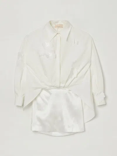 Elisabetta Franchi La Mia Bambina Kids' Abito  Bambino Colore Panna