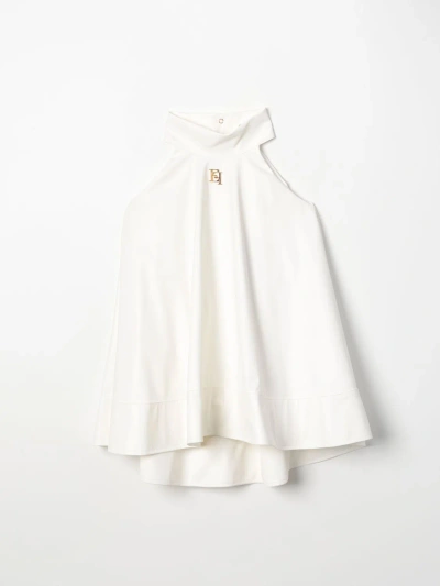 Elisabetta Franchi La Mia Bambina Dress  Kids Colour Yellow Cream