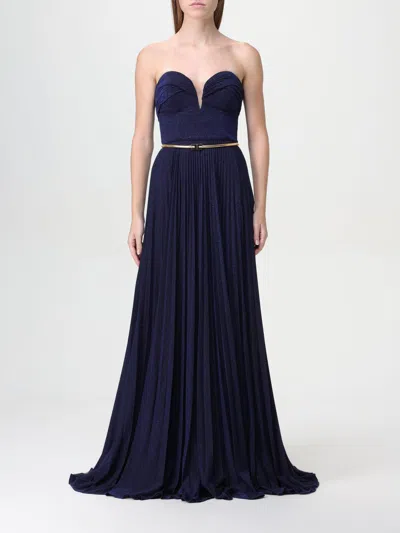 Elisabetta Franchi La Mia Bambina Dress  Woman Color Blue In Blue