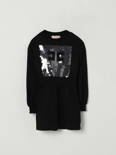 Elisabetta Franchi La Mia Bambina Dress Kids  In Black