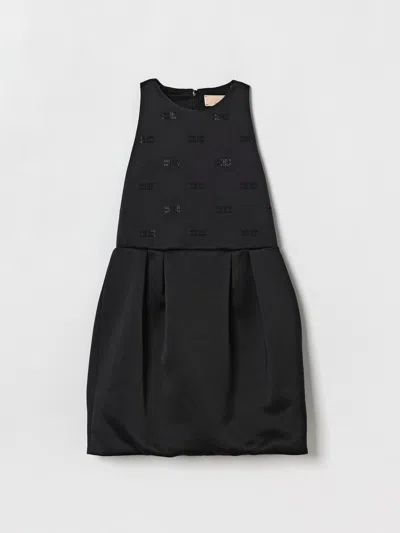 Elisabetta Franchi La Mia Bambina Dress Kids  In Black