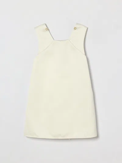 Elisabetta Franchi La Mia Bambina Dress Kids Color Yellow Cream