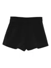 Elisabetta Franchi La Mia Bambina Elastic-waistband Shorts In Black