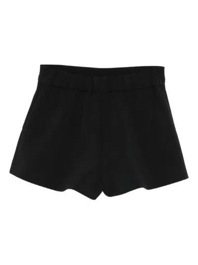 Elisabetta Franchi La Mia Bambina Kids' Elastic-waistband Shorts In Black