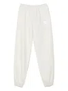 Elisabetta Franchi La Mia Bambina Elasticated-ankles Logo Track Pants In Gray