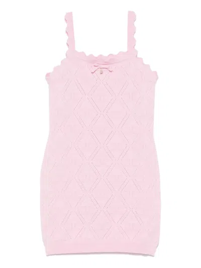 Elisabetta Franchi La Mia Bambina Kids' Embroidered Dress