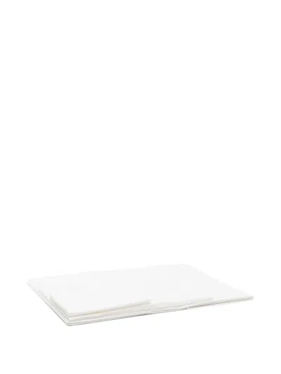 Elisabetta Franchi La Mia Bambina Embroidered-logo Bedding Set (set Of Three) In Red