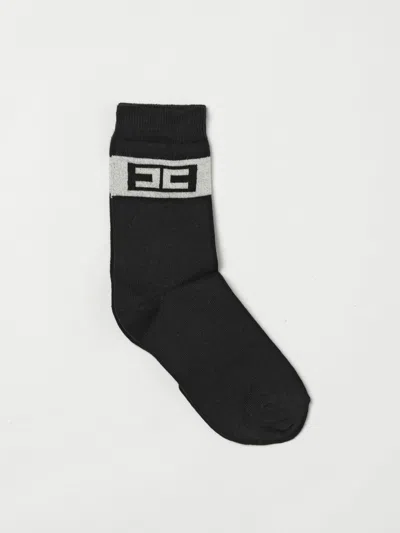 Elisabetta Franchi La Mia Bambina Girls' Socks  Kids Color Black