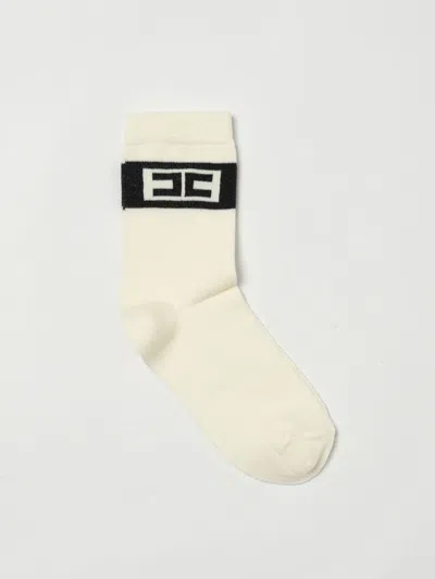 Elisabetta Franchi La Mia Bambina Girls' Socks  Kids Color White