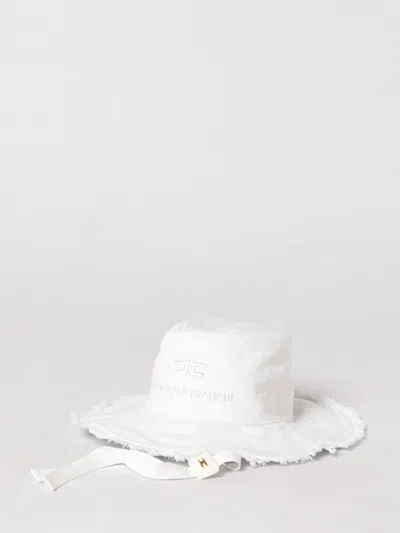 Elisabetta Franchi La Mia Bambina Hat Kids  In White