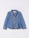 Elisabetta Franchi La Mia Bambina Jacke  Kinder Farbe Denim In Denim