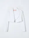 Elisabetta Franchi La Mia Bambina Jacket  Kids Color Yellow Cream In Yellow Cream