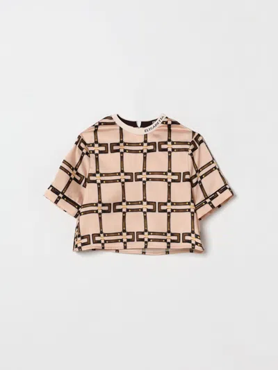Elisabetta Franchi La Mia Bambina Jacket Kids  In Brown