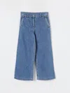Elisabetta Franchi La Mia Bambina Jeans  Kids Color Denim In Denim