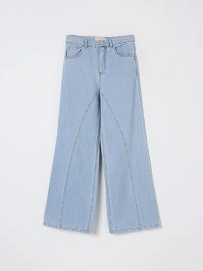 Elisabetta Franchi La Mia Bambina Jeans  Kids Color Denim