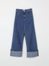 Elisabetta Franchi La Mia Bambina Jeans  Kids Color Denim In Denim