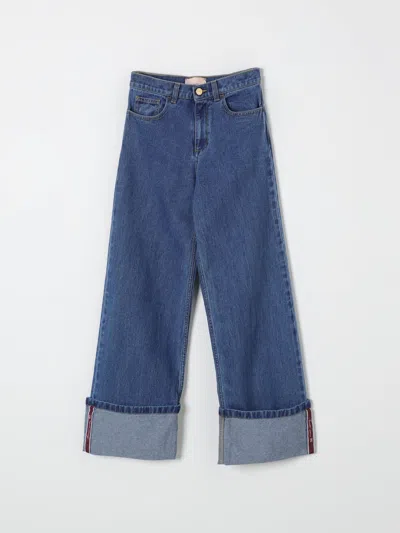Elisabetta Franchi La Mia Bambina Jeans  Kids Color Denim