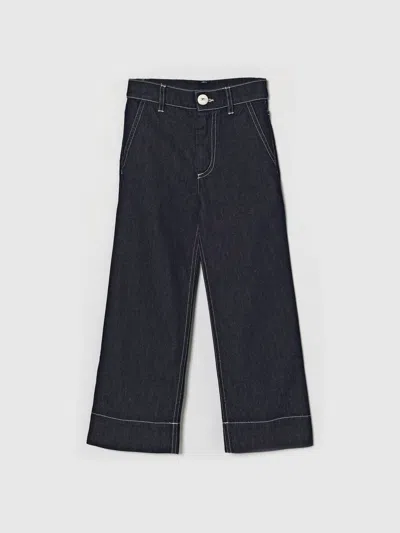 Elisabetta Franchi La Mia Bambina Jeans Kids  In Blue