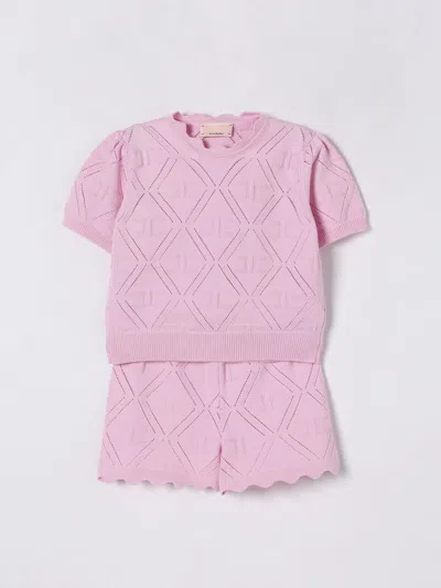 ELISABETTA FRANCHI LA MIA BAMBINA JUMPSUIT ELISABETTA FRANCHI LA MIA BAMBINA KIDS COLOR PINK,427560010