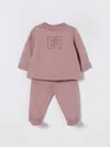 Elisabetta Franchi La Mia Bambina Babies' Jumpsuit  Kids Color Wisteria In Brown