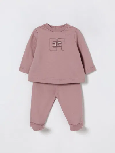 Elisabetta Franchi La Mia Bambina Babies' Jumpsuit  Kids Color Wisteria In Brown