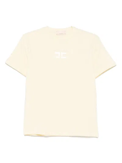 Elisabetta Franchi La Mia Bambina Kids' Logo-appliqué T-shirt In Gelb
