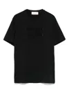 Elisabetta Franchi La Mia Bambina Logo-embellished T-shirt In Black