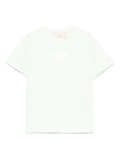 Elisabetta Franchi La Mia Bambina Kids' Logo-embossed T-shirt In Green