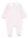 Elisabetta Franchi La Mia Bambina Logo-embroidered Pajamas In Pink