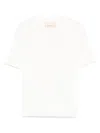 Elisabetta Franchi La Mia Bambina Logo-embroidered Short-sleeve T-shirt In White