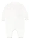 Elisabetta Franchi La Mia Bambina Logo-jacquard Romper In White