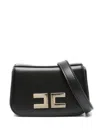 Elisabetta Franchi La Mia Bambina Logo-lettering Cross Body Bag In Black