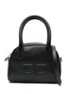 Elisabetta Franchi La Mia Bambina Logo-patch Tote Bag In Black