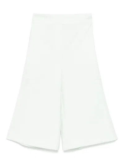 Elisabetta Franchi La Mia Bambina Kids' Logo-patch Trousers In Green