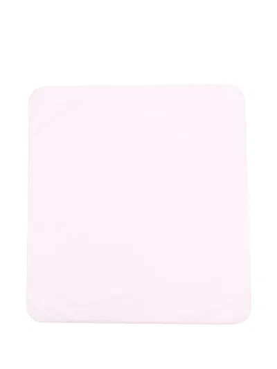 Elisabetta Franchi La Mia Bambina Logo-pattern Blanket In Pink