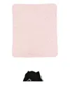 Elisabetta Franchi La Mia Bambina Logo-pattern Blanket In Pink