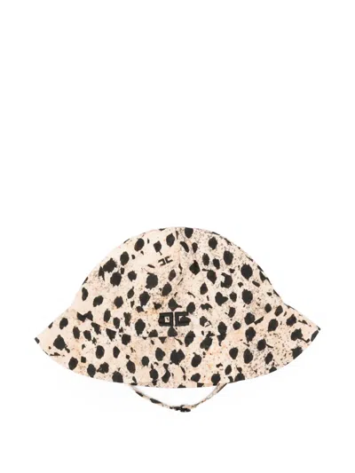 Elisabetta Franchi La Mia Bambina Babies' Logo Patterned Bucket Hat In Multi