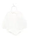 Elisabetta Franchi La Mia Bambina Logo-plaque Body In White