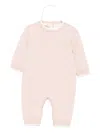 Elisabetta Franchi La Mia Bambina Monogam-pattern Romper In Pink