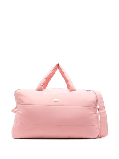Elisabetta Franchi La Mia Bambina Mum Changing Bag In Pink