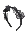 Elisabetta Franchi Babies'  La Mia Bambina Newborn Girl Hair Accessory Black Size - Textile Fibers