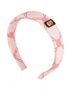 Elisabetta Franchi Babies'  La Mia Bambina Newborn Girl Hair Accessory Pink Size - Textile Fibers In Multi