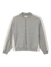 Elisabetta Franchi La Mia Bambina Panelled Bomber Jacket In Gray