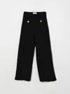 Elisabetta Franchi La Mia Bambina Pants  Kids Color Black In Black