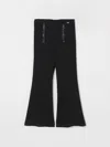 Elisabetta Franchi La Mia Bambina Hose  Kinder Farbe Schwarz In Schwarz