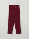 Elisabetta Franchi La Mia Bambina Pants  Kids Color Cherry In Red